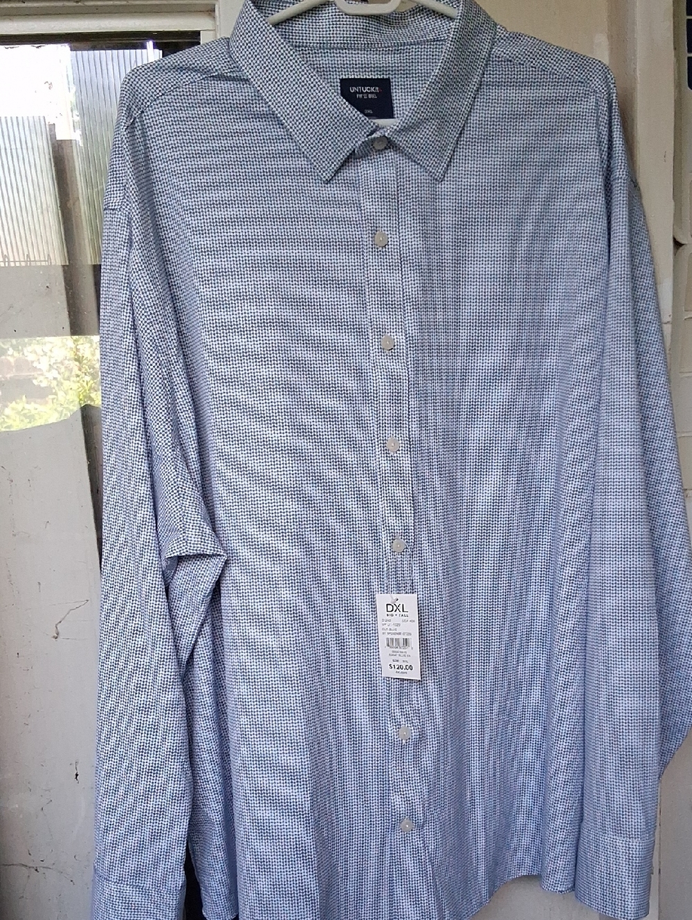 NWT UNTUCKit Men's Button Down Shirt Size 3XL